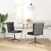 vidaXL Chaise de salle à manger 2 pcs. noir similicuir
