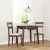 Vidaxl chaises à manger coussins 2 pcs marron bois massif caoutchouc