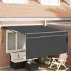 vidaXL Auvent Rétractable Anthracite 300 x 250 cm Tissu
