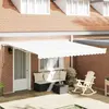 vidaXL Vidaxl Auvent Rétractable 400 × 300 Cm Blanc
