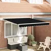 vidaXL Vidaxl Auvent Manuel Rétractable Noir 300 X 250 Cm