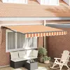vidaXL Store Automatique Rétractable Jaune et Orange 300x250 cm