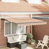 vidaXL Auvent Rétractable Bleu Marine 300x250 cm