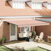 Vidaxl - Auvent Rétractable With Multicolore 450 × 300 Cm Tissu