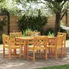 vidaXL Chaise de jardin 6 pcs Marron 56 x 56 x 90cm Bois massif Acacia
