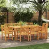 vidaXL Chaise de jardin 8 pcs Marron 56 x 56 x 90cm Bois massif Acacia