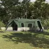 vidaXL Tente 16 personnes avec toit avec évent Vert 680 x 510 x 210 cm
