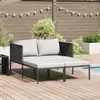 Chaise longue VidaXL - Gris clair