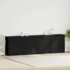 vidaXL Vidaxl Buffets 3 Pcs Chêne Noir Bois D'ingénierie