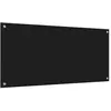 Vidaxl - Plan de travail de cuisine Noir 110x50x0,6 cm Verre trempé