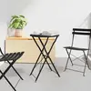 vidaXL Table de bistrot anthracite Ø50x71 cm Acier revêtu par poudre