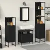 Vidaxl - Ensemble De Mobilier De Salle De Bain 4 Pcs Chêne Noir