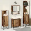 Vidaxl - Ensemble De Mobilier De Salle De Bain Avec Porte 4 Pcs Marron