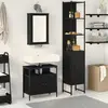 Vidaxl - Ensemble De Mobilier De Salle De Bain 3 Pcs Chêne Noir