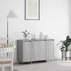 vidaXL Buffet  gris sonoma en bois d'ingénierie 120 x 41 x 75 cm