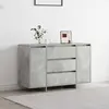 vidaXL Buffet  Gris Béton 120x41x75 cm en Bois d'ingénierie