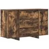 vidaXL Buffet  Chêne Fumé 120x41x75 cm Bois d'Ingénierie