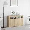 vidaXL Sideboard Chêne Sonoma 116 x 30 x 75 cm Matériau dérivé du bois