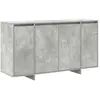 vidaXL Buffet Gris Béton Gris béton Bois d'ingénierie 135 x 41 x 75 cm