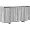 vidaXL Sideboard Gris Sonoma 135 x 41 x 69 cm Matériau dérivé du bois