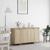 vidaXL Buffet en chêne Chêne Sonoma Bois d'ingénierie 135 x 41 x 75 cm