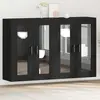 vidaXL Cabinets muraux 2 pcs Chêne noir 69,5 x 34 x 90 cm