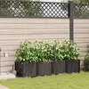 vidaXL Jardinières avec système d'irrigation 4 pcs Marron