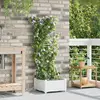 vidaXL Jardinières Vidaxl Avec Système D'irrigation Par Eau Blanc