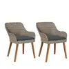 vidaXL Vidaxl -Chaises De Jardin Avec Coussins 2 Pcs Noir Poly Rattan