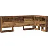 vidaXL Tête de lit de rangement Bois ancien 100 cm Bois d'ingénierie