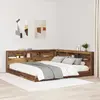 vidaXL Tête de lit de rangement Bois ancien 200 cm Bois d'ingénierie