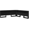 vidaXL Tête de lit de rangement Chêne noir 200 cm Bois d'ingénierie