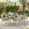Vidaxl - Ensemble De Salle À Manger Pour Jardin 5 Pcs Gris Clair