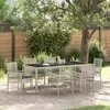 Vidaxl - Ensemble De Salle À Manger Pour Jardin 7 Pcs Gris Clair
