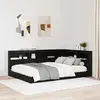 vidaXL Tête de lit de rangement Chêne noir 135 cm Bois d'ingénierie