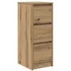 Vidaxl buffet chêne artisanal 29,5x34x76 cm bois d'ingénierie