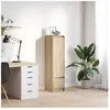Vidaxl buffet haut chêne sonoma 29,5x34x119,5 cm bois d'ingénierie