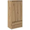 Vidaxl armoire avec tiroir chêne artisanal 55,5x34x119,5 cm