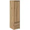 Vidaxl buffet haut chêne artisanal 29,5x34x119,5 cm bois d'ingénierie