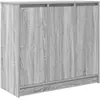 Vidaxl buffet sonoma gris 85x34x76 cm bois d'ingénierie