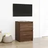 vidaXL Meuble TV chêne marron 40x35x54 cm bois d'ingénierie