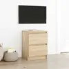 vidaXL Meuble TV chêne sonoma 40x35x54 cm bois d'ingénierie