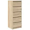 Vidaxl buffet avec tiroirs chêne sonoma 37,5x35x99 cm bois ingénierie