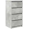 Vidaxl - Buffet gris béton 37,5x35x76 cm bois d'ingénierie