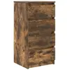 Vidaxl - Buffet chêne fumé 37,5x35x76 cm bois d'ingénierie