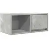 Meuble tv gris béton 60x31x25,5 cm bois d'ingénierie Vidaxl