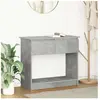 Vidaxl - Table console avec tiroirs gris béton 85,5x38,5x74,5 cm