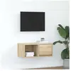 Meuble tv chêne sonoma 60x31x25,5 cm bois d'ingénierie Vidaxl
