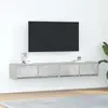 Vidaxl - Meubles tv 2 pcs gris béton 80x31x25,5 cm bois d'ingénierie