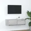 vidaXL Meuble TV sonoma gris 80x31x25,5 cm bois d'ingénierie